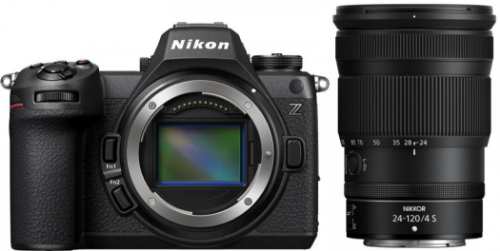 Nikon Z6 III full-frame mirrorless camera with 24-120mm f/4 lens attached