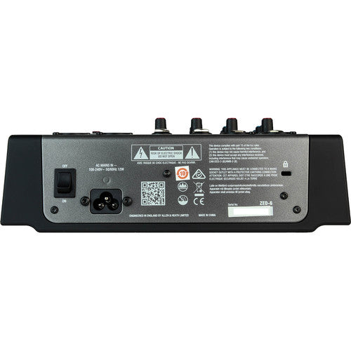 Allen & Heath ZED-6 Compact Analog Mixer