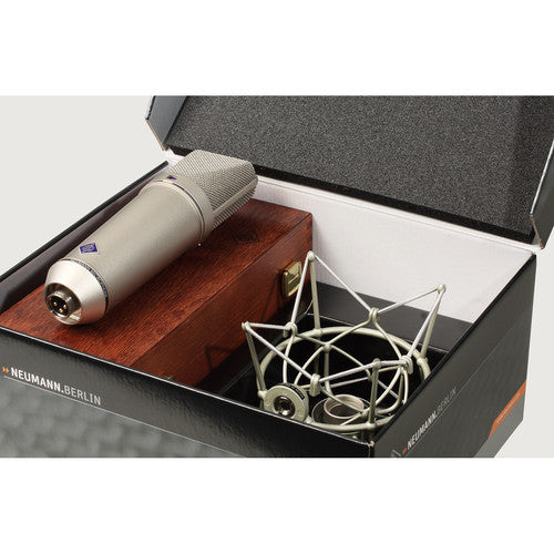 Neumann U87 Ai Large-Diaphragm Multipattern Condenser Microphone (Studio Set, Nickel)
