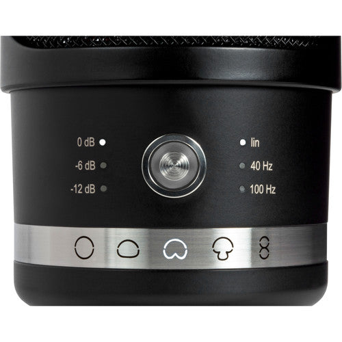 Neumann TLM 107 Studio Set BK Large-Diaphragm Multipattern Condenser Microphone with Shockmount (Black)