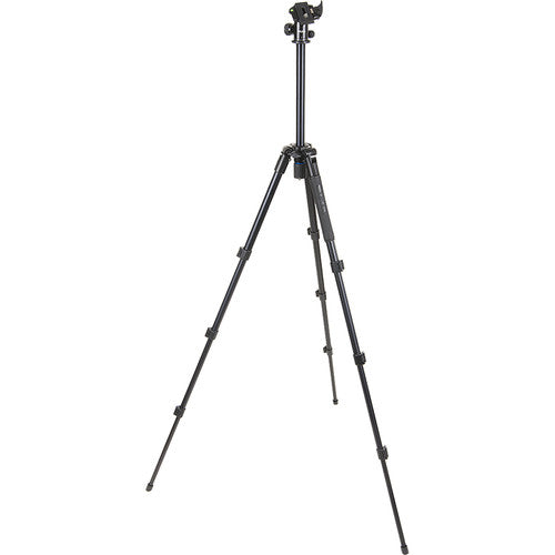 Slik Pro AL-324BH4 Tripod with SBH-400 Triple Action Ball Head (Matte Black)