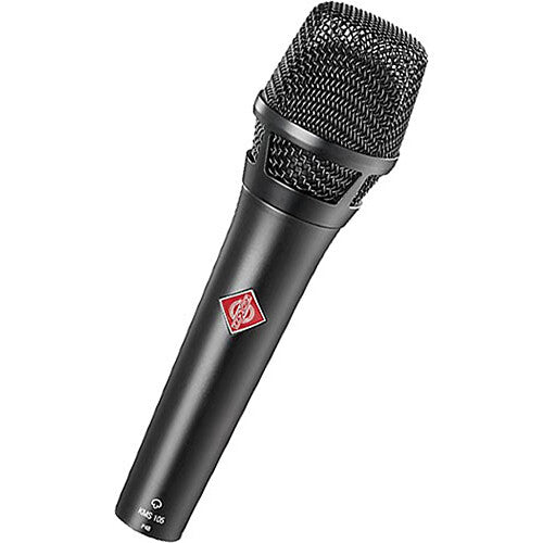 Neumann KMS104 black handheld cardioid condenser stage microphone