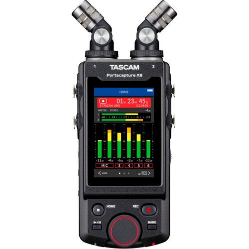TASCAM Portacapture X8 32-Bit Float 8-Channel Multitrack Field Recorder