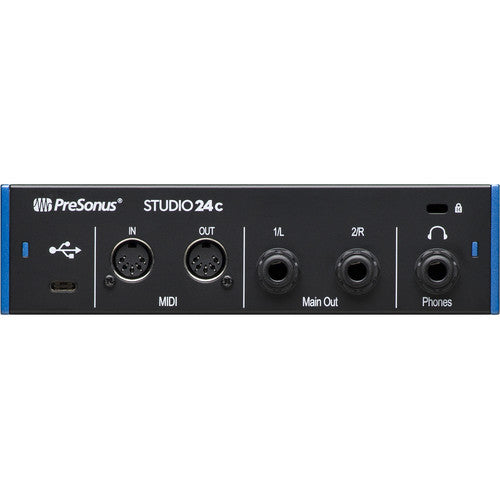 PreSonus Studio 24c Desktop 2x2 USB Type-C Audio/MIDI Interface