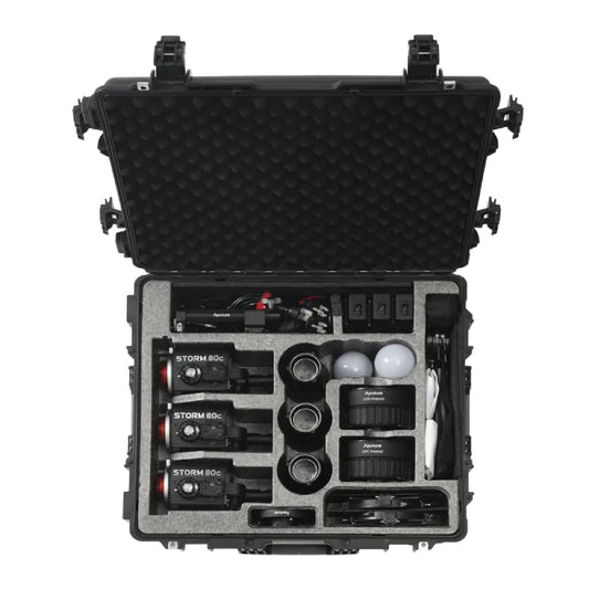 Aputure STORM 80c LED Monolight 3-Light Kit for professional photography and video lighting