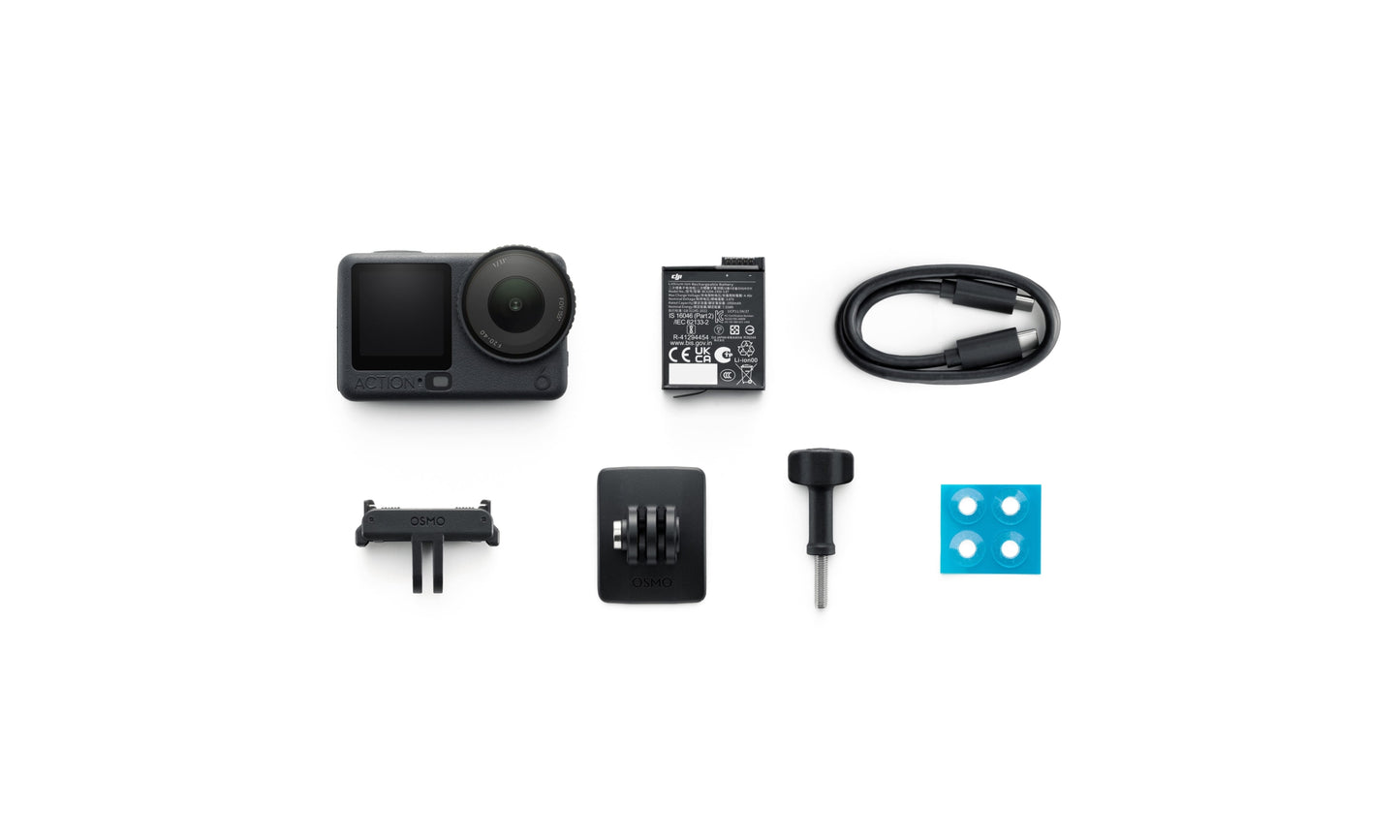 DJI Osmo Action 6 Standard Combo 4K120 Action Camera with Stabilization and Accessories