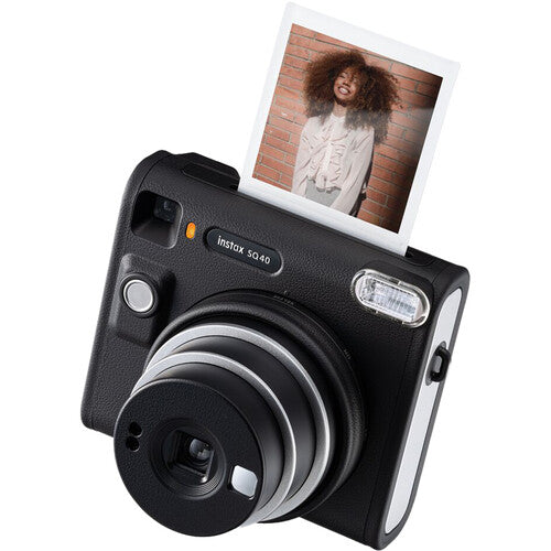 FUJIFILM INSTAX SQUARE SQ40 Camera (Black) side view