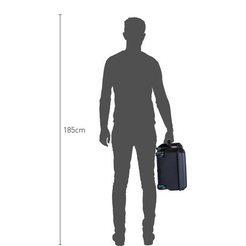 HPRC 2550F HPRC Wheeled Hard Case with Foam (Black)