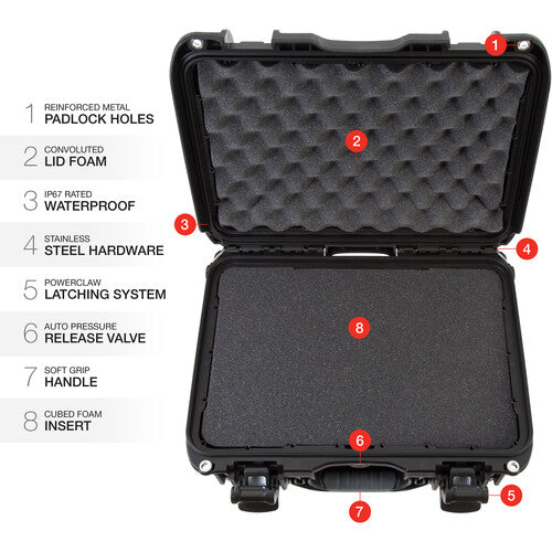 Nanuk 918 Hard Case with Interior Foam in Black