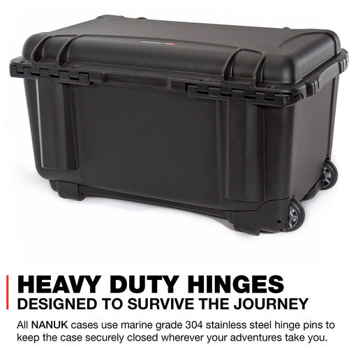 Nanuk 938 Wheeled Hard Case with Interior Foam in 2 Colors