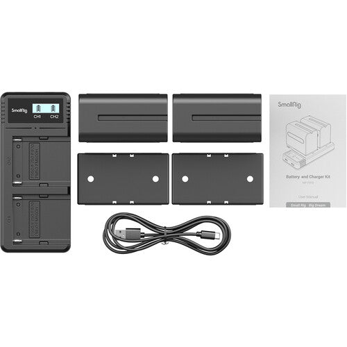 SmallRig NP-F970 Battery and Charger Kit - AVTstore