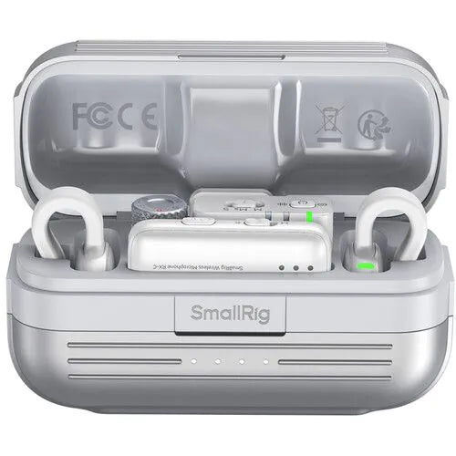 SmallRig S 70 2-person wireless microphone system for cameras and mobile devices with charging case White