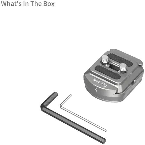 SmallRig Hawklock H38 Arca-Type Base with Quick Release Plate Side View