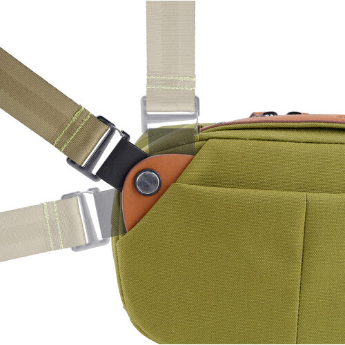 Vanguard Veo City CB24 Cross-Body Bag Green back view