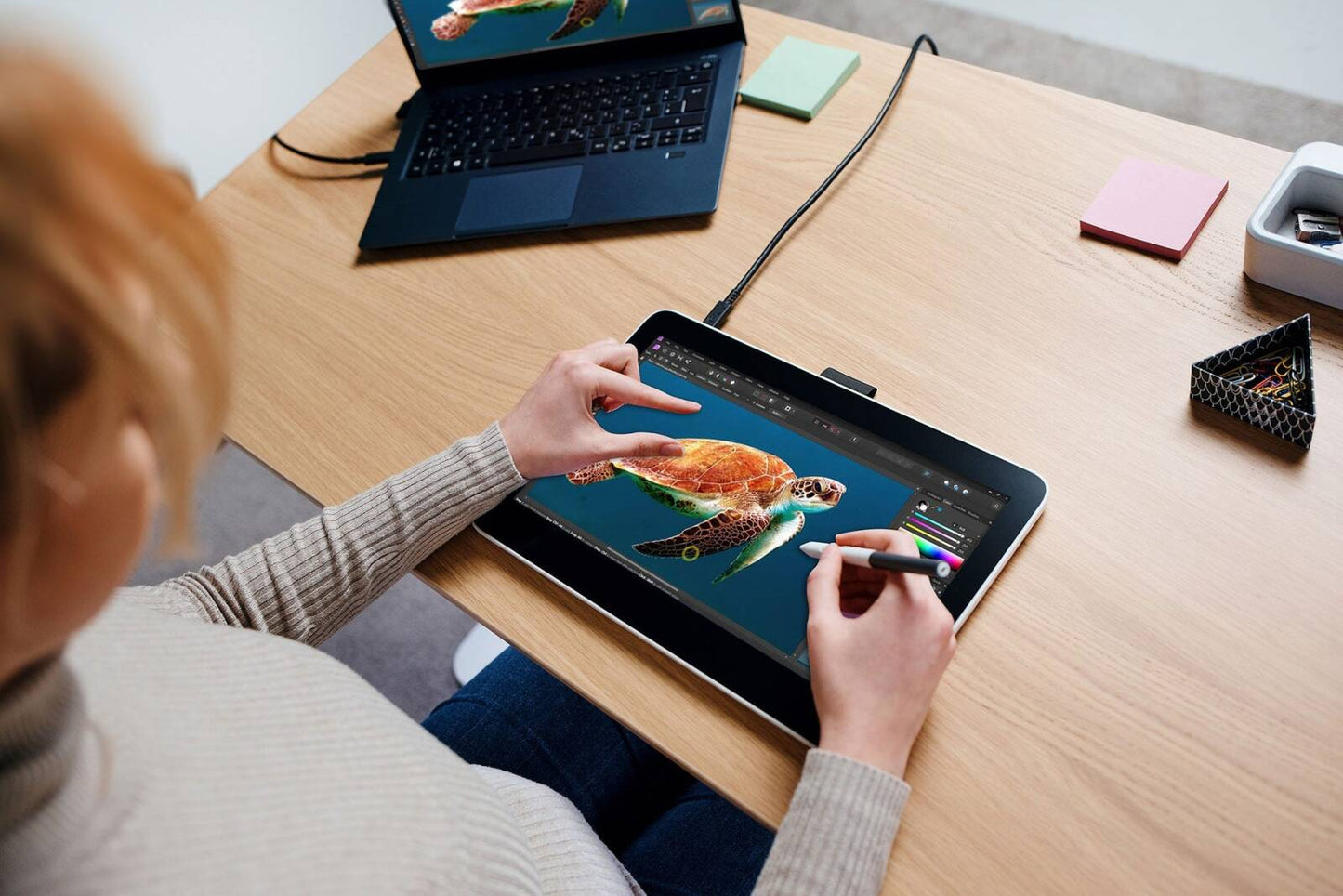 Wacom One 13 Touch Pen Display Graphic Tablet