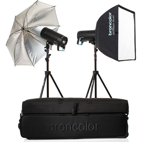 Broncolor Siros 800 S Expert 2-Light Kit Front View