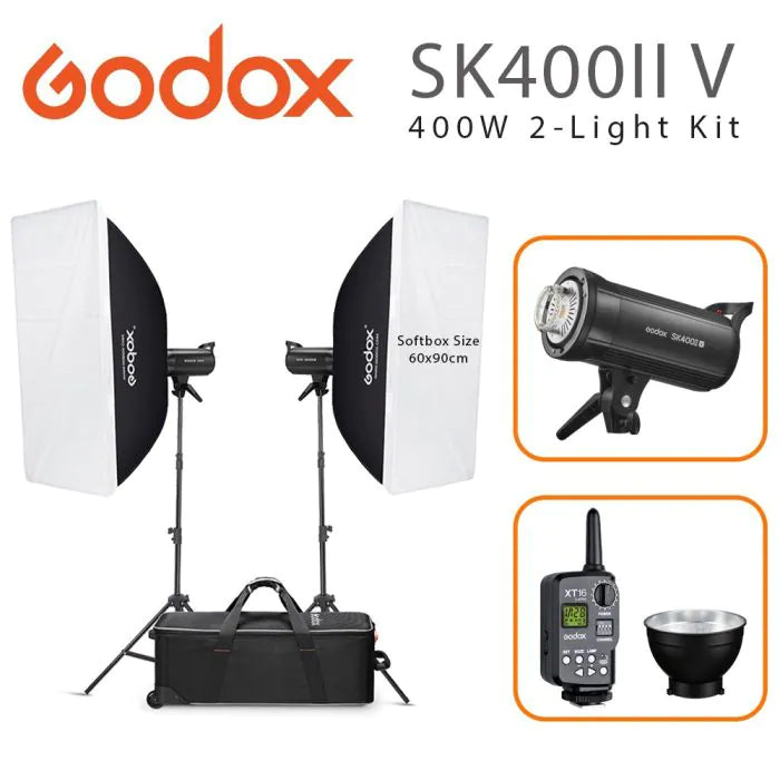Godox SK400II-V Kits - 2 Light Studio Kit