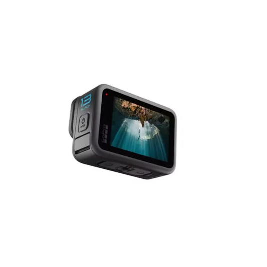 GoPro HERO13 Black action camera front and side view