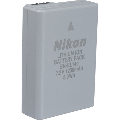 Nikon EN-EL14a rechargeable lithium-ion battery 7.2V 1230mAh