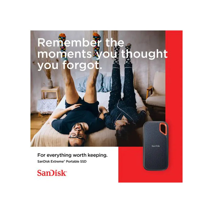 SanDisk 2TB Extreme Portable SSD V2 (Black)