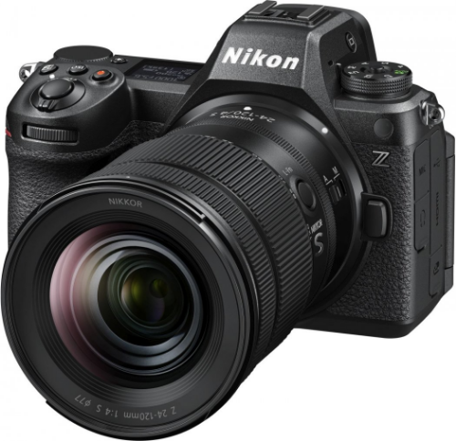 Nikon Z6 III full-frame mirrorless camera with 24-120mm f/4 lens attached