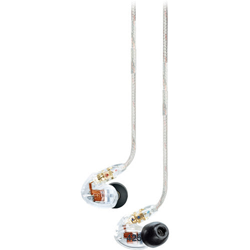Shure SE425 sound isolating in-ear stereo headphones clear