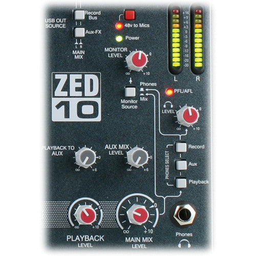 Allen & Heath ZED-10 Multipurpose Mini Mixer