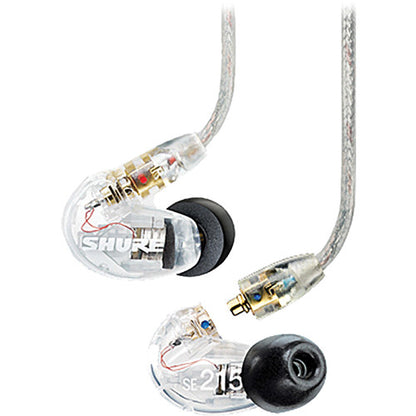 Shure SE215 Pro sound isolating in-ear earphones clear