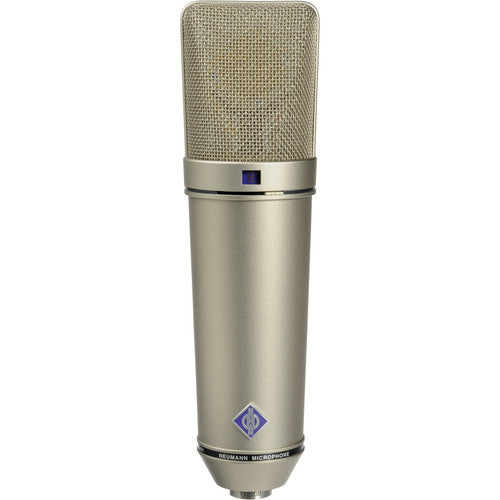 Neumann U 87 Ai large‑diaphragm multipattern condenser microphone in nickel