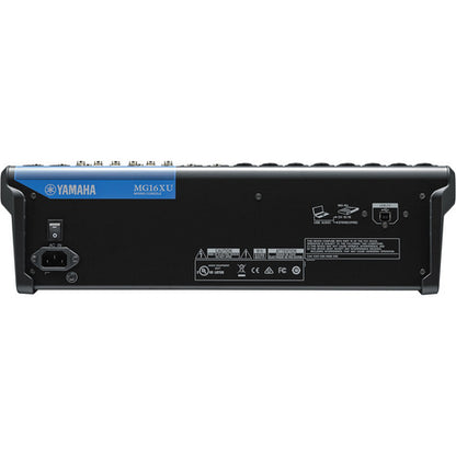 Yamaha MG16XU - 16-Input Mixer with Built-In FX and 2-In/2-Out USB Interface