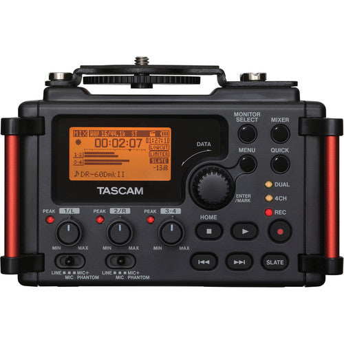 TASCAM DR-60DmkII 4-Input / 4-Track Multitrack Field Recorder
