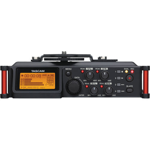 TASCAM DR-70D 6-Input / 4-Track Multi-Track Field Recorder with Onboard Omni Microphones