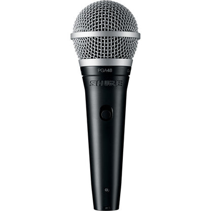 Shure PGA48 handheld dynamic vocal microphone with XLR cable