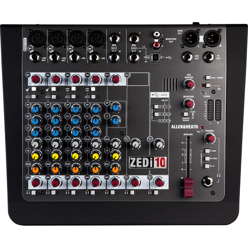 Allen & Heath ZEDi-10FX Compact Hybrid Mixer/USB Interface with On-Board Effects Engine