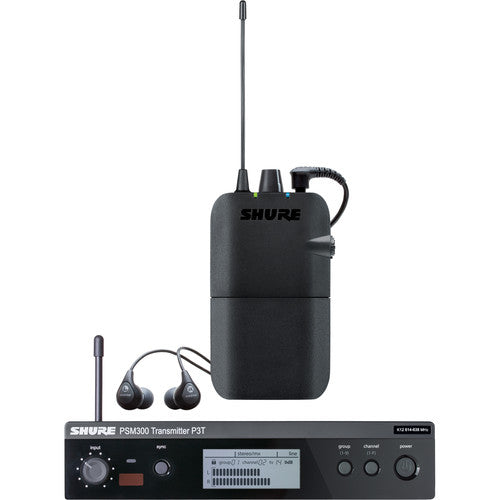 Shure PSM 300 stereo personal monitor system with IEM