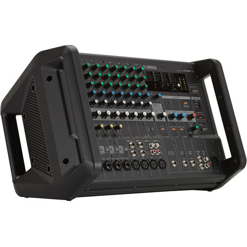 Yamaha EMX5 12-input powered mixer with built-in amplifier, SPX digital effects, and EQ controls for live sound