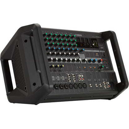 Yamaha EMX5 12-input powered mixer with built-in amplifier, SPX digital effects, and EQ controls for live sound