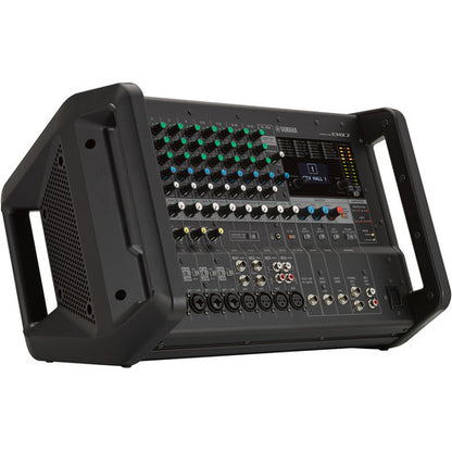 Yamaha EMX7 12-input powered mixer with built-in amplifier, EQ controls, and SPX digital effects for live sound use