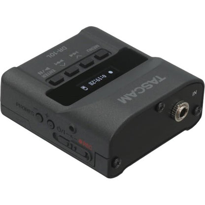 TASCAM DR-10L Micro Portable Audio Recorder with Lavalier Microphone (Black)