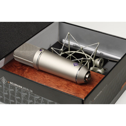 Neumann U87 Ai Large-Diaphragm Multipattern Condenser Microphone (Studio Set, Nickel)