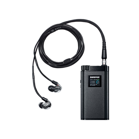 Shure KSE1500 electrostatic earphone system with DAC amplifier and in-ear monitors