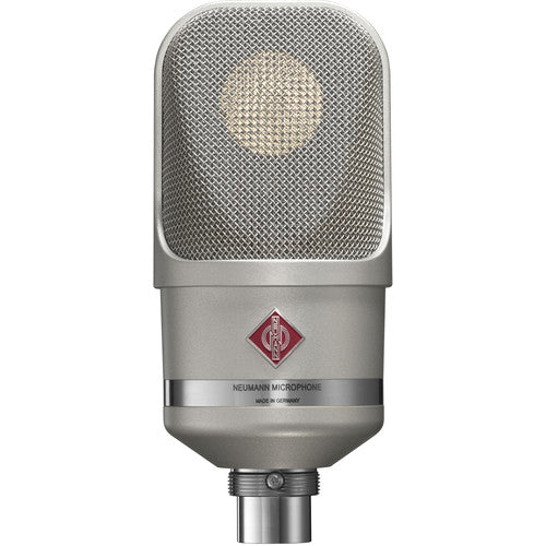 Neumann TLM 107 Studio Set large‑diaphragm multipattern condenser microphone in nickel with shockmount