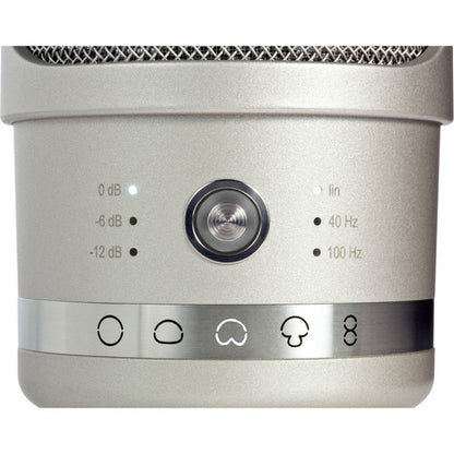 Neumann TLM 107 Studio Set Large-Diaphragm Multipattern Condenser Microphone with Shockmount (Nickel)
