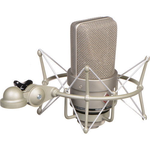 Neumann TLM 103 large-diaphragm cardioid condenser microphone mono set in nickel finish