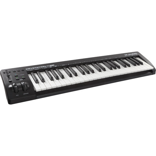 M-Audio Keystation 49 MK3 49-key USB-powered MIDI keyboard controller with velocity-sensitive keys for music production and studio recording