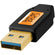 Tether Tools USB 3.0 Type-A Male to Micro-USB Right-Angle Male Cable (15', Black)