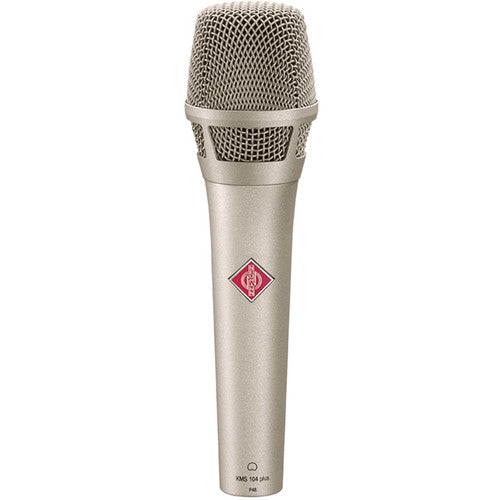 Neumann KMS104 Plus nickel handheld cardioid condenser stage microphone