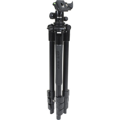Slik Pro AL-324BH4 Tripod with SBH-400 Triple Action Ball Head (Matte Black)