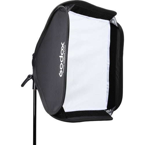 Godox S2 Speedlite Bracket with Softbox & Carrying Bag Kit (60 x 60 cm")