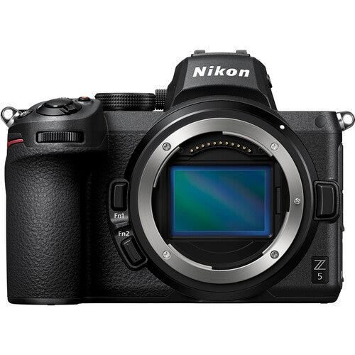 Nikon Z5 full-frame mirrorless camera body (front view)